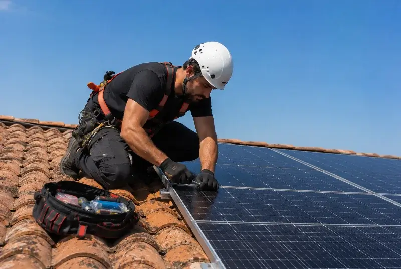 Maintenance et monitoring de panneaux solaires à Valréas